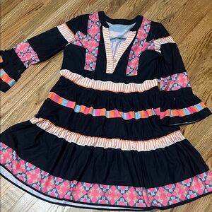 Colorful Dress with Geometric Patterns - NWOT